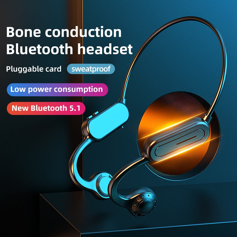 YYK-Q88 Bluetooth Bone Conduction Headphone Wireless Ear-Hook Headset Painless Open Ear Running Headphone Built-in HD Microphone Support TF Card YYK-Q88 Bluetooth Bone Conduction Headphone Wireless Ear-Hook Headset Painless Open Ear Running Headphone Built-in HD Microphone Support TF Card